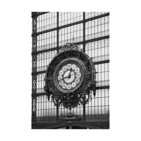 Chris Bliss 'Paris Clock 2' Canvas Art,16x24